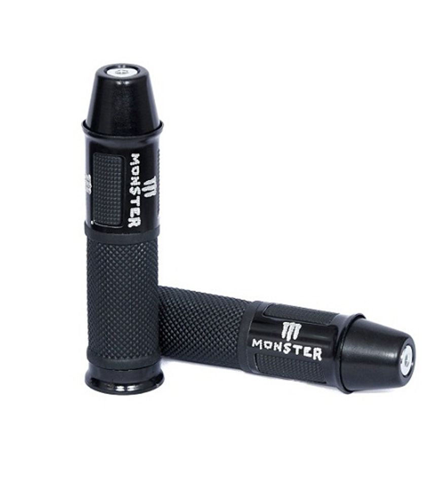 Bikerskart Bike Handle Grip For Yamaha Alpha Scooty Black
