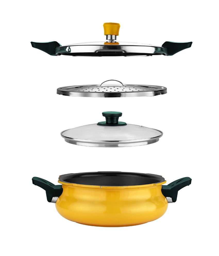 Buy Pigeon All In One Super Cooker 3 Litres Yellow on Snapdeal