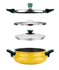 Pigeon All In One 3 Ltr Super Cooker - Yellow Ceramic