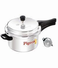 Pigeon Aluminum 5 Ltr Pressure Cooker with Outer Lid