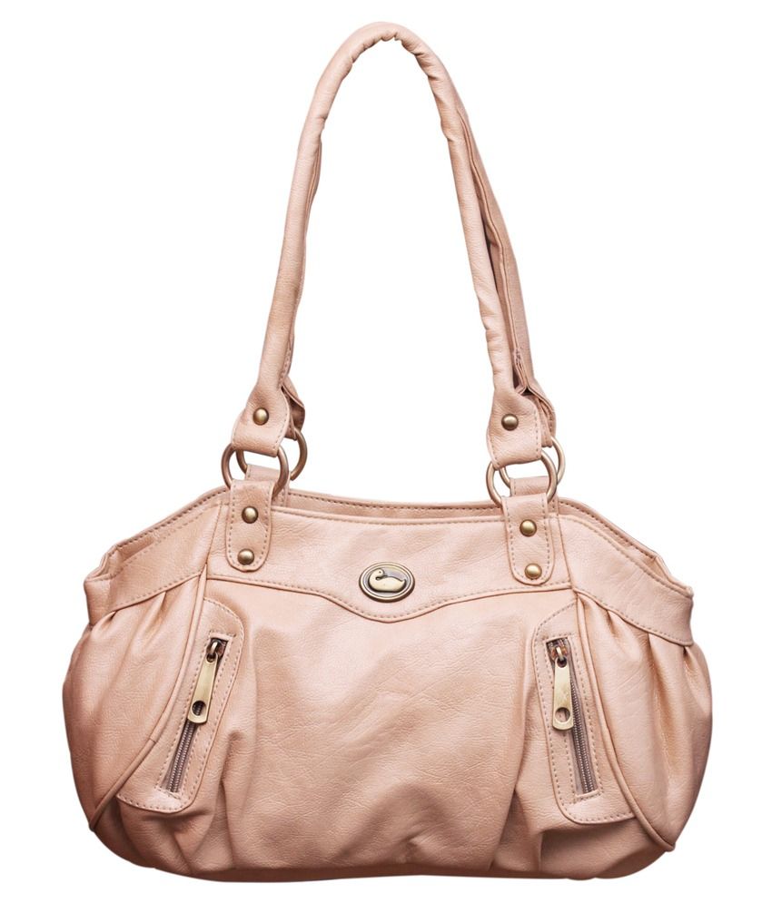 peach shoulder bag