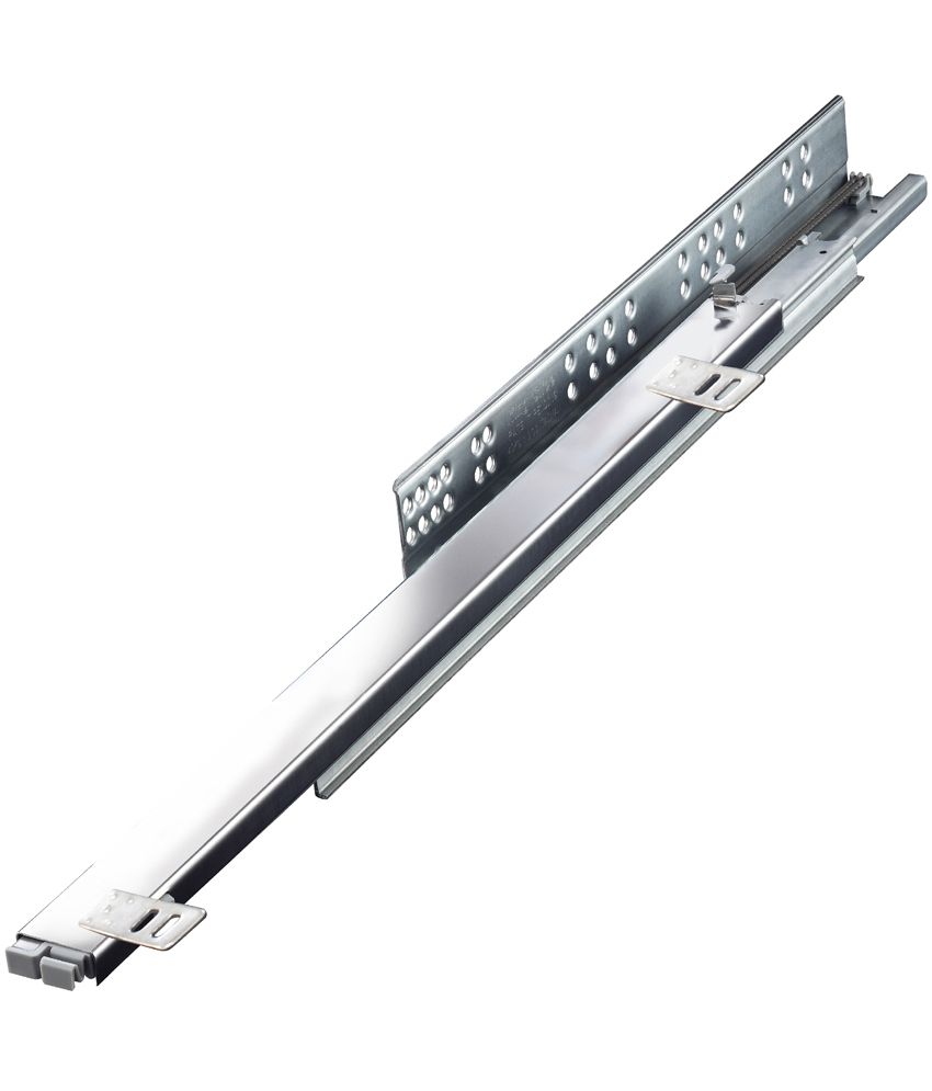 Buy King Slide 1A68ALB450MM White Steel Telescopic Drawer Channel Slide