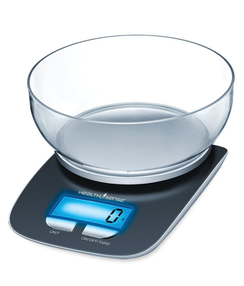 Healthsense Chef-mate Ks-33 Kitchen Digital Weighing Scale - Black