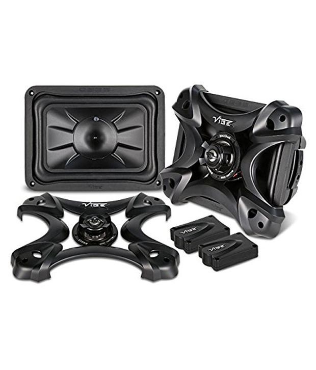 Buy Vibe Audio Blackdeath Qb69 3-way Square Car Bass Speaker 600