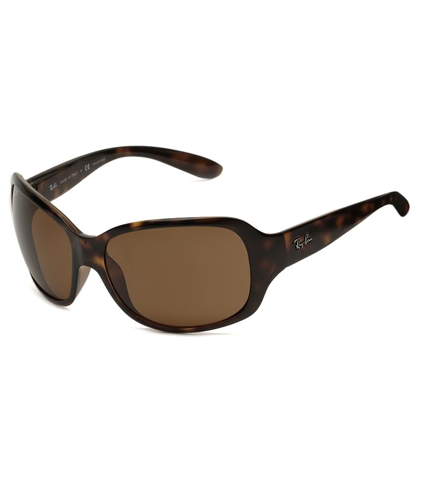 Ray Ban Brown Wrap Around Sunglasses Buy Ray Ban Brown Wrap Around Sunglasses Online at Low
