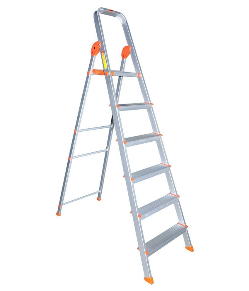 Loren Aluminium Ladder - 5 Step With Platform