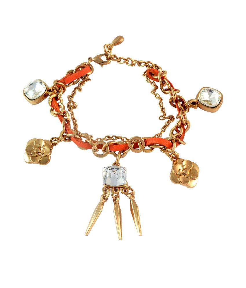 ... jewellery fashion jewellery bangles bracelets sarah metal orange charm