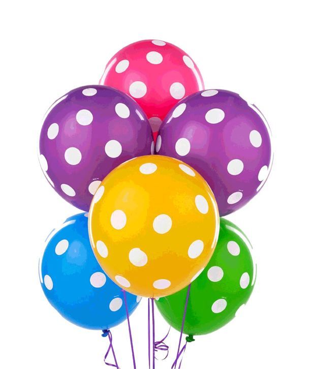 37 OFF on Balloon Junction Xxl Size Multicolor Polka Dot Latex Balloon