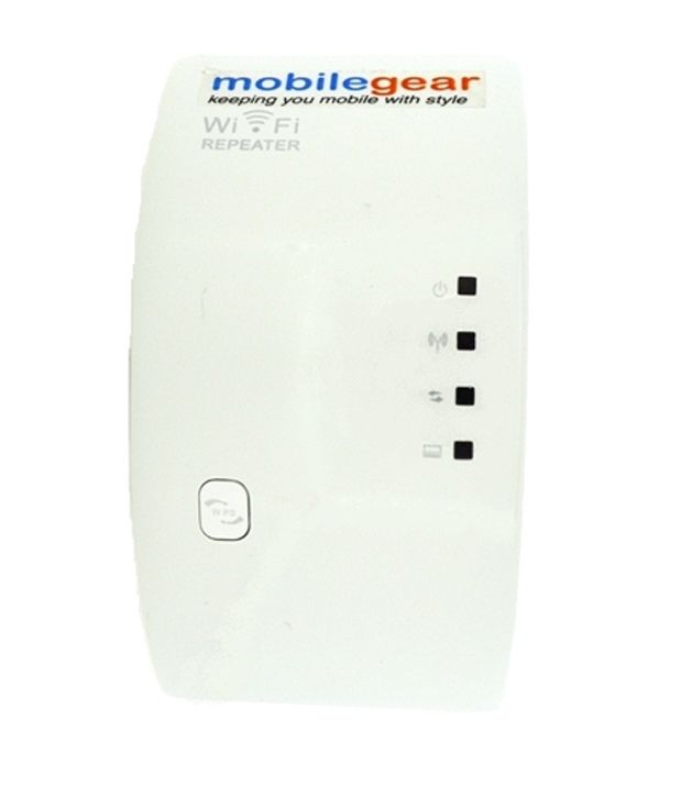 Mobilegear 300mbps Wifi Repeater Signal Booster And Range Extender Wireless Router available at snapdeal for Rs.999