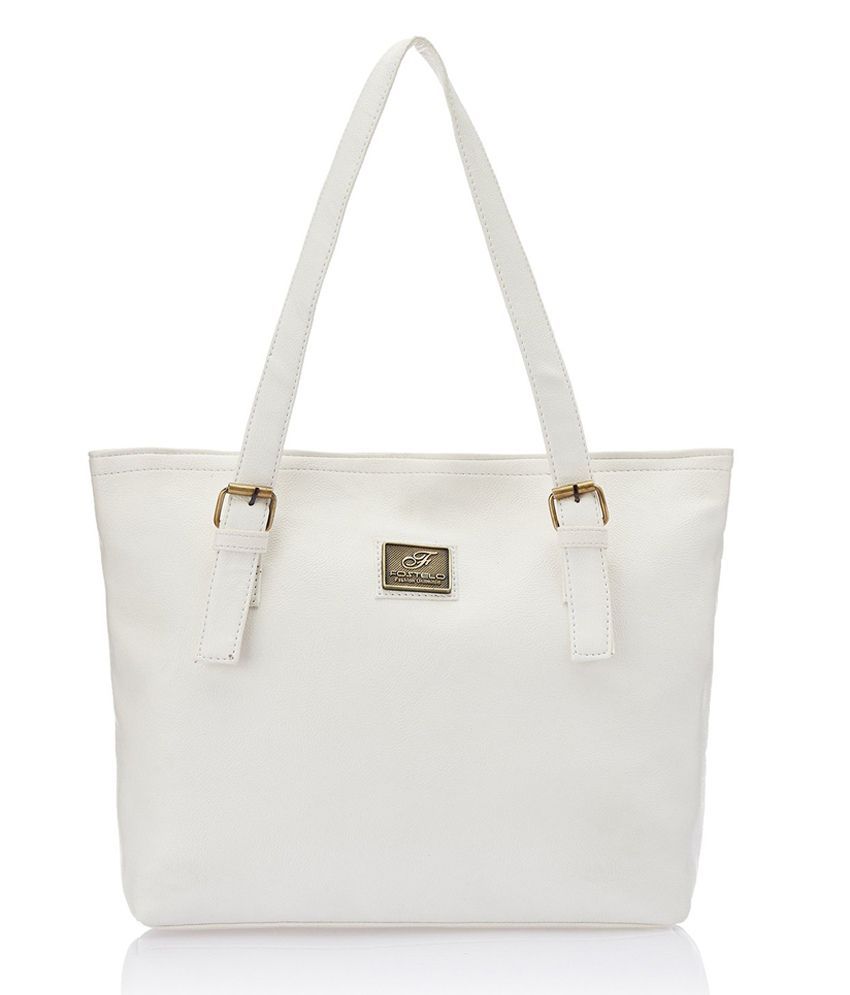 Fostelo White Shoulder Bag - Buy Fostelo White Shoulder Bag Online at Low Price - 0