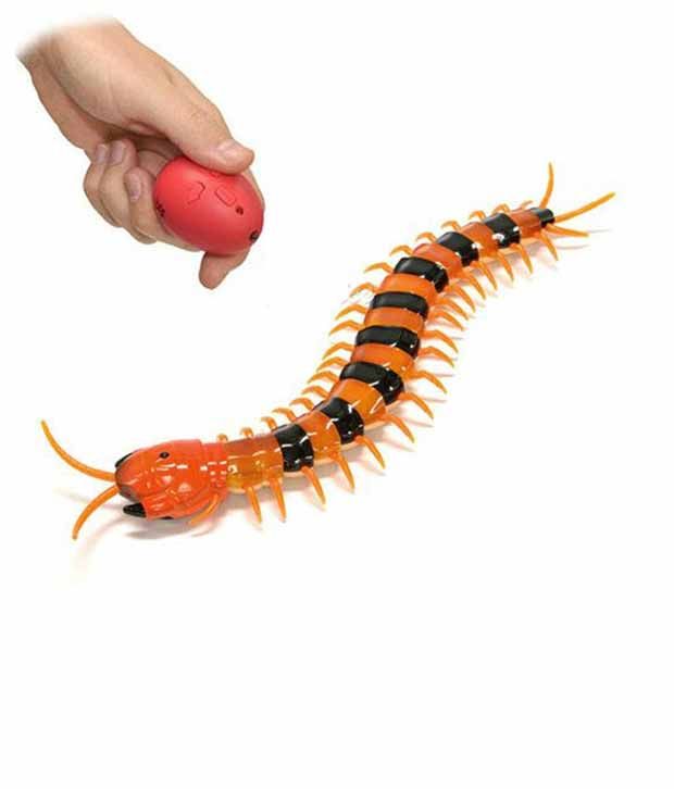 Innovation Infrared Rc Indian Tiger Centipede / Scolopendra - Giant Sized Robot - Red