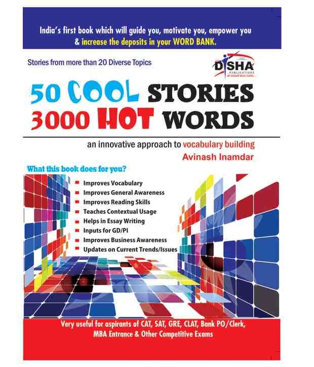 50 Cool Stories 3000 Hot Words (vocabulary For Gre/ Mba/ Sat) Paperback (english) available at snapdeal for Rs.99