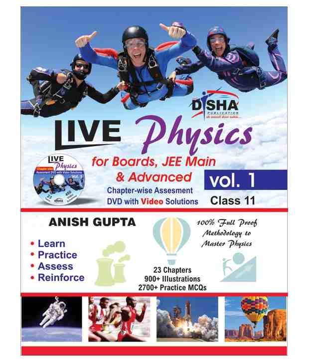 Live Physics Vol. 1 For Boards, Jee Main & Advanced (class 11) With Assessment & Video Solution Dvd