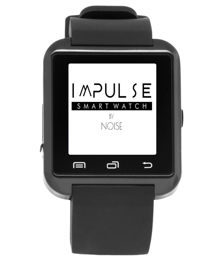 noise loop black smartwatch