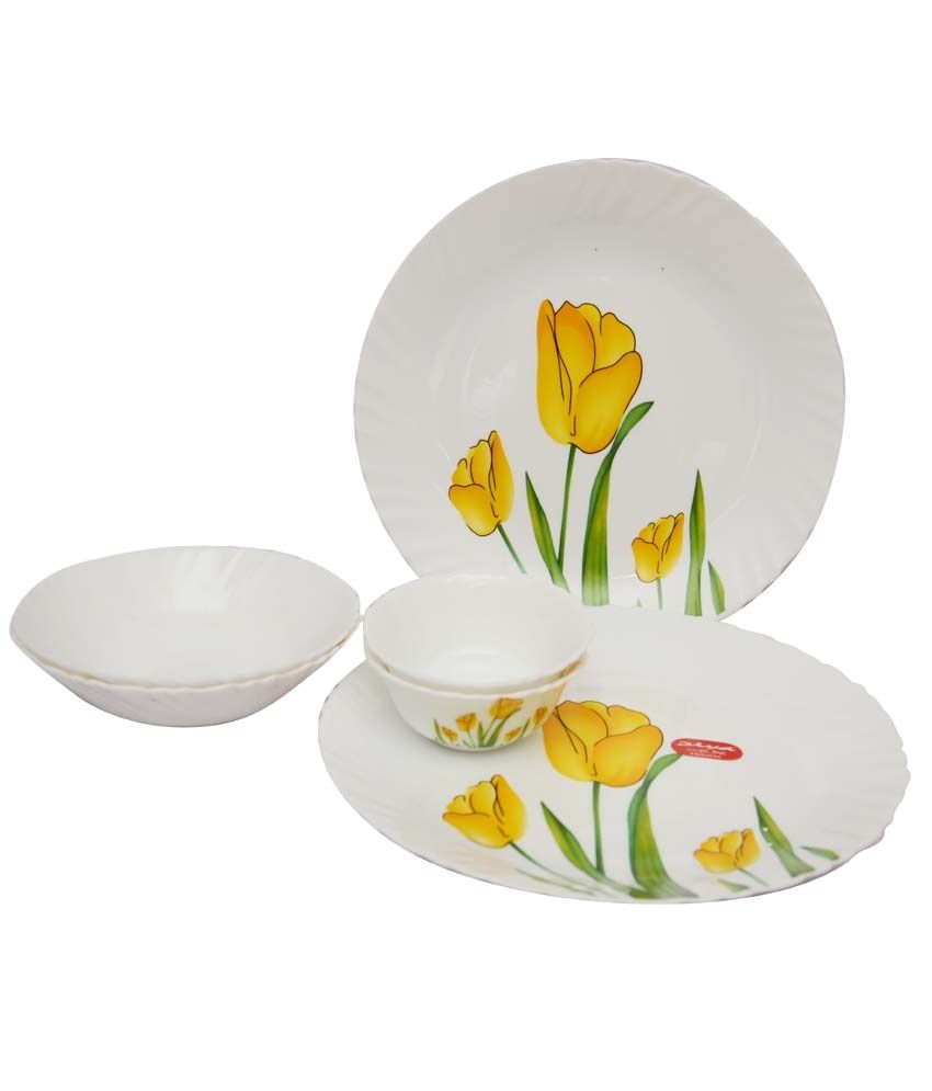 La Opala Tulip Passion 6 Pcs Dinner Set available at snapdeal for Rs.100