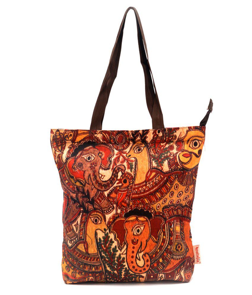 Cloth Tote Bag - Buy Nostaljia Multicolor Canvas Cloth Tote Bag Online ...