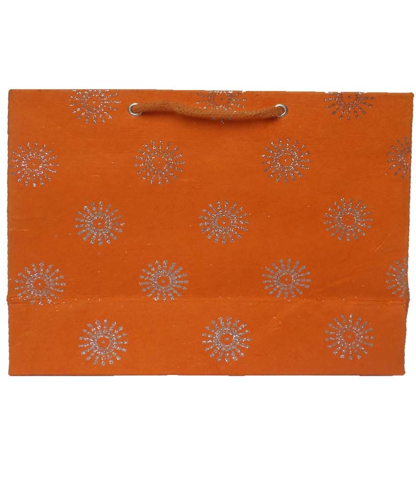 orange paper bag pants