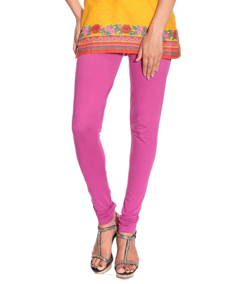 Shri Ram Silks And Ladies Fashion Pink Blended Leggings available at snapdeal for Rs.99