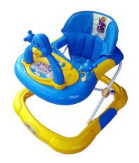 Her Home Blue Baby Walkers With Brake