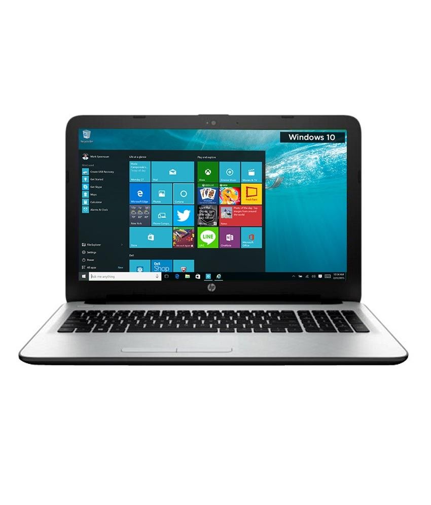 Hp 15-ac125tu (n8m38pa) Notebook (5th Gen Intel Core I3- 4gb Ram- 1tb Hdd- 39.62 Cm (15.6)- Dos) (silver)