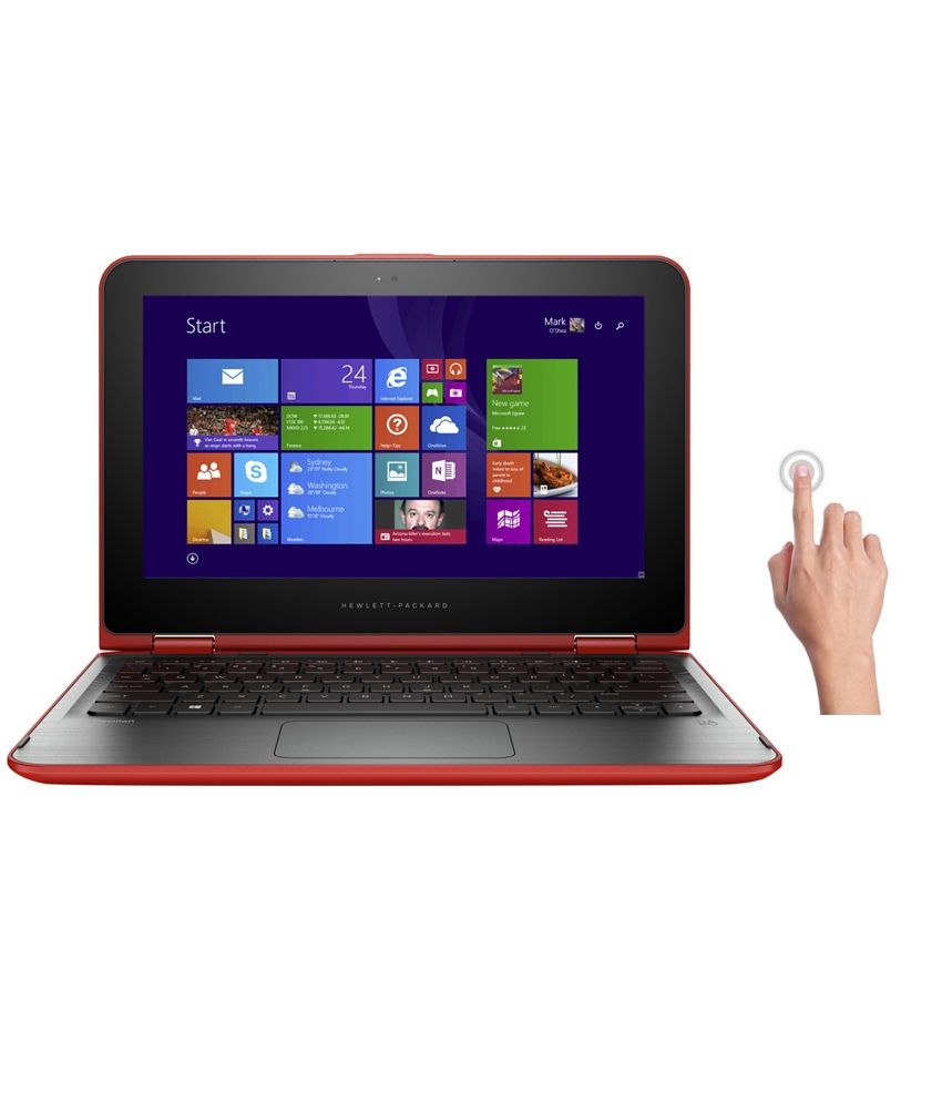 Hp Pavilion 11-k015tu X360 (m2x34pa) Notebook (intel Pentium- 4gb Ram- 1tb Hdd- 29.46 Cm (11.6) Touch- Window 8.1) (red)