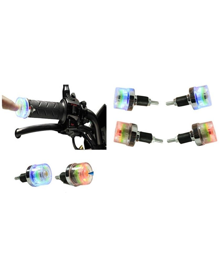 Handle Grip Bike Handle Light Led Hjg Motorcycle Handlebar Dual