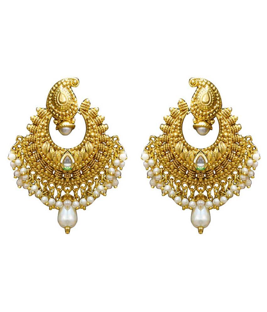 Aarna 18kt Gold Hanging Earrings Buy Aarna 18kt Gold Hanging Earrings