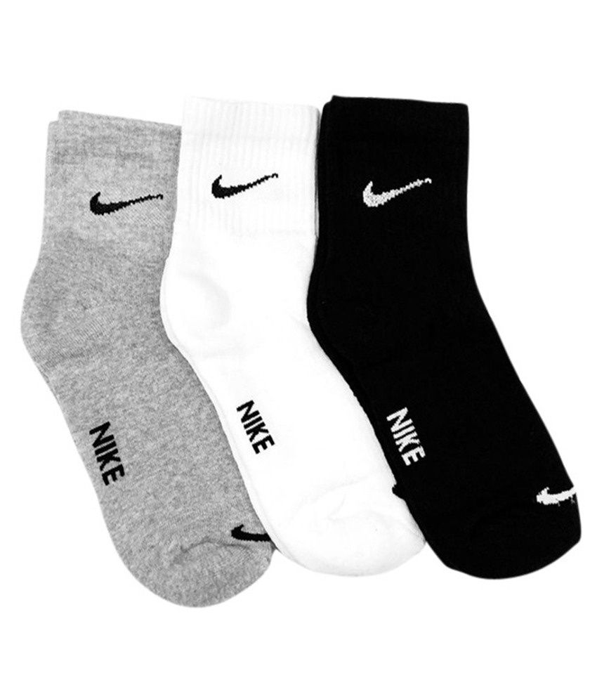 Nike Casual Ankle Length Socks - 3 Pair Pack available at snapdeal for Rs.181