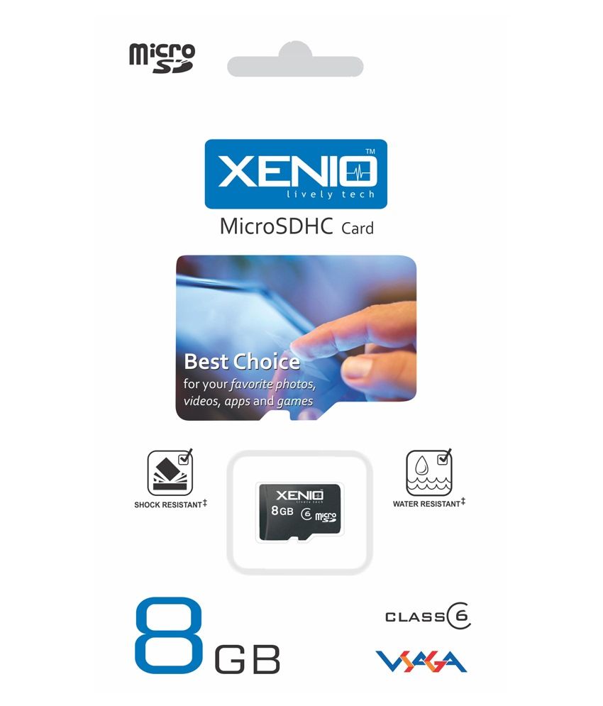 Xenio 8 Gb Class 6 Micro Sd Memory Card available at snapdeal for Rs.270