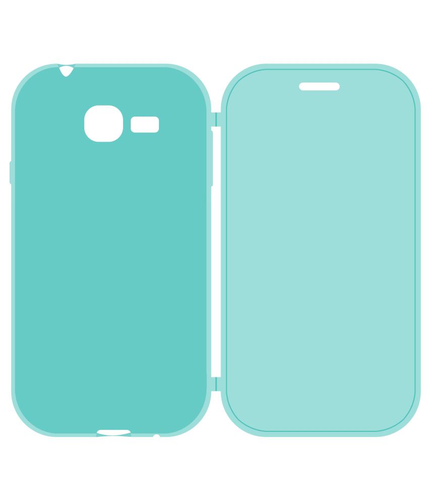 Crazy Fashions Flip Cover For Samsung Galaxy Trend Green available at snapdeal for Rs.169
