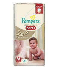Pampers Premium Care Pants Diapers Medium Size 42 pc Pack
