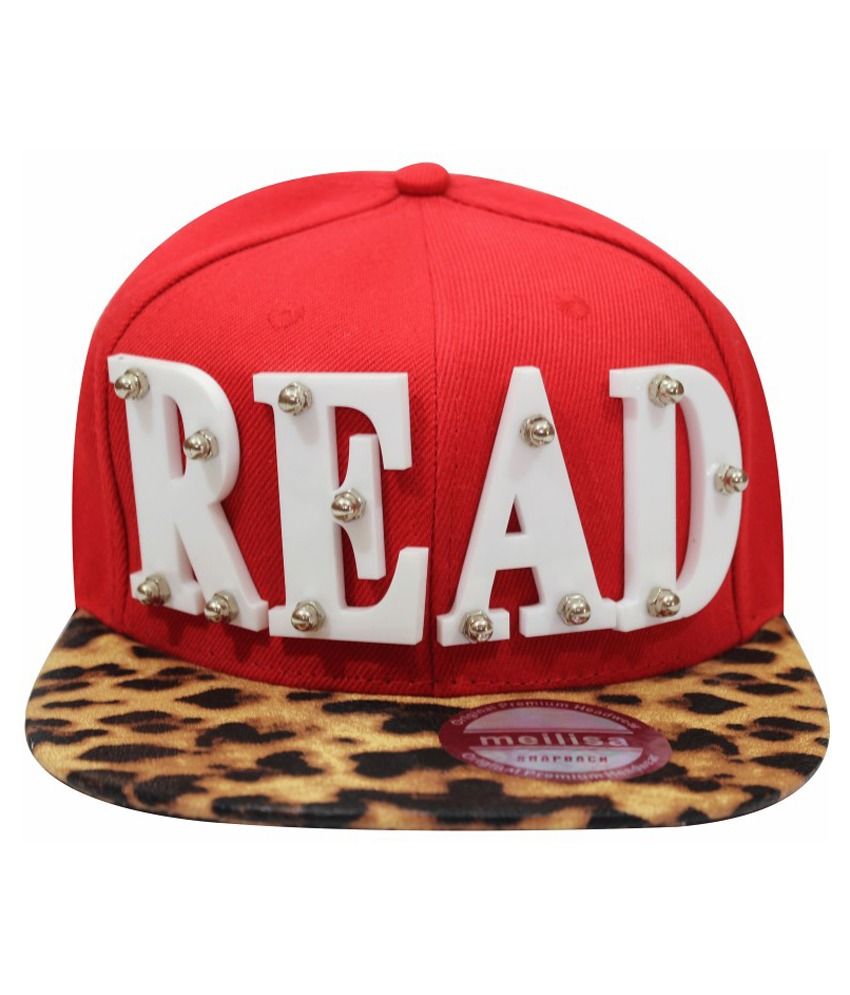 Takeincart Red Polyester Read 3d Snapback Cap available at snapdeal for Rs.638