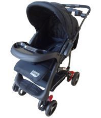 Luv Lap Baby Stroller Pram Sports Black - 18158
