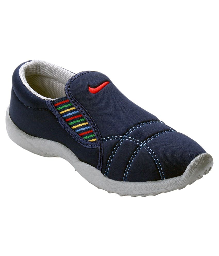 blue casual shoe