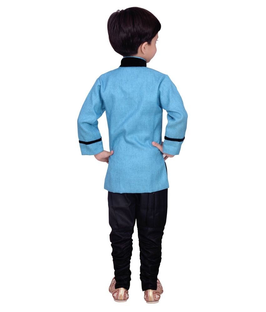 Arshia Fashions Blue Cotton Kurta Pajama at snapdeal