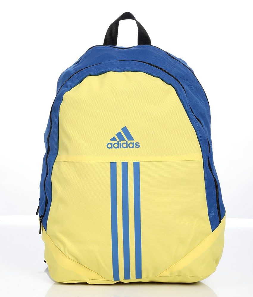 Adidas Yellow & Blue Backpack - Aa8482 available at snapdeal for Rs.925