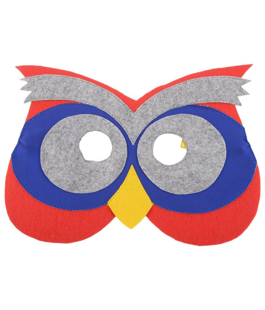 Lelu Kids Multicolour Owl Mask