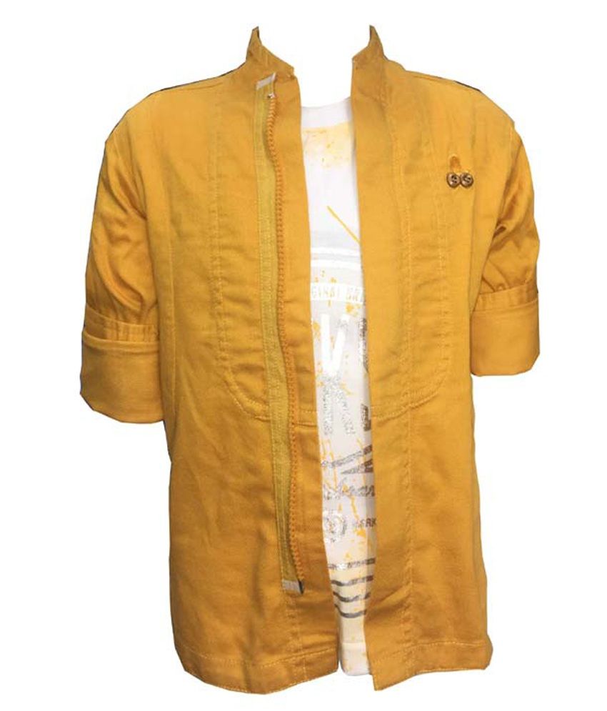 oks gold sleeve jacket with t shirt for boys buy oks gold sleeve jacket with t shirt for boys buy