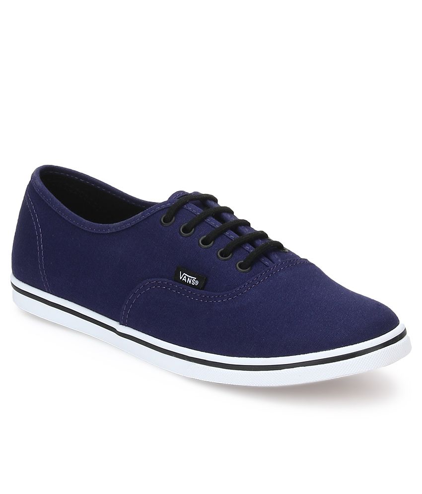 Vans Authentic Lo Pro Blue Casual Shoes Price in India- Buy Vans Authentic Lo Pro Blue Casual 