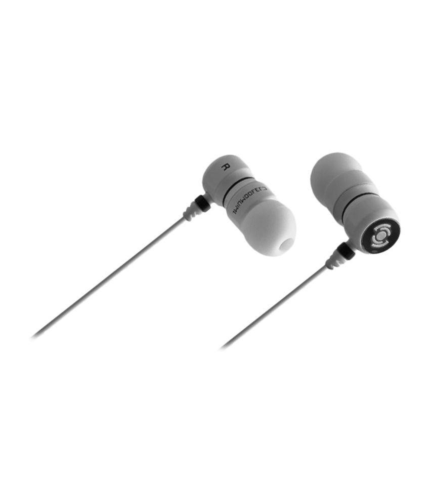 Tekfusion Twinwoofers White Chrome Edition In Ear Earphones - White Chrome available at snapdeal for Rs.1299