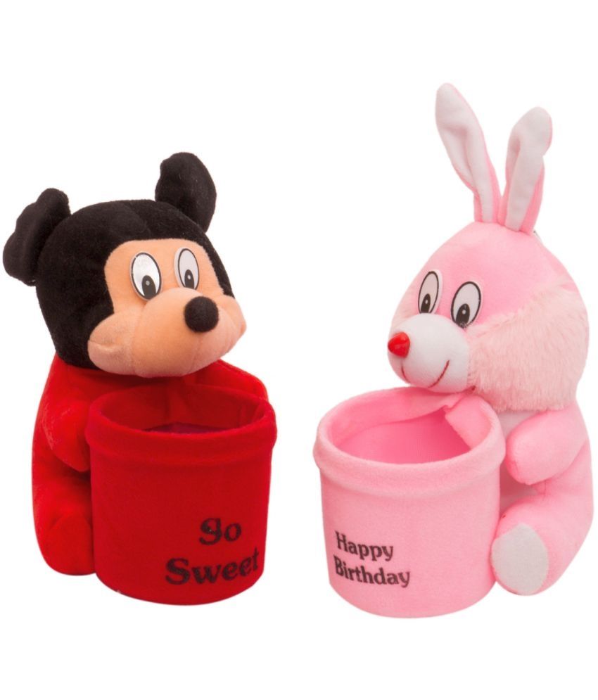 43% OFF on Arip Multicolour Set Of Mickey And Rebit Teddy Bears
