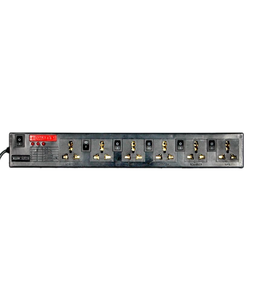 Pinnacle 6 Socket Spike Buster With 1.25 Mt Cable available at snapdeal for Rs.280