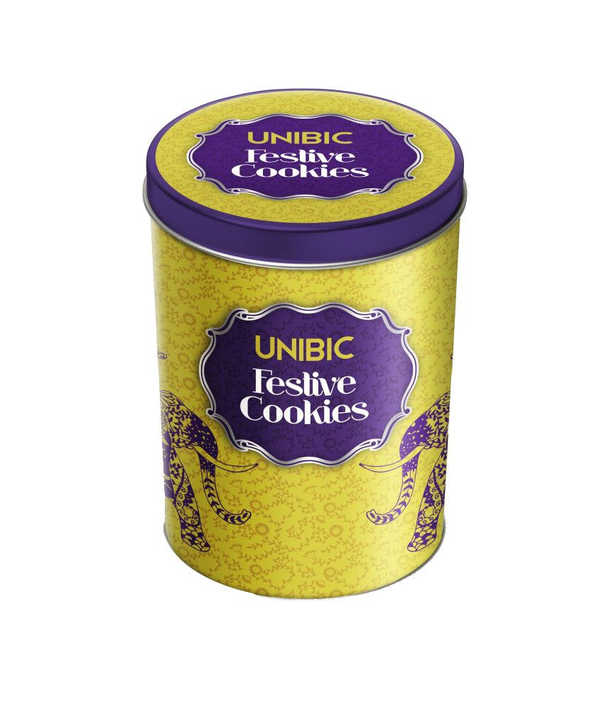 Unibic Festive Cookies Tin 500 G