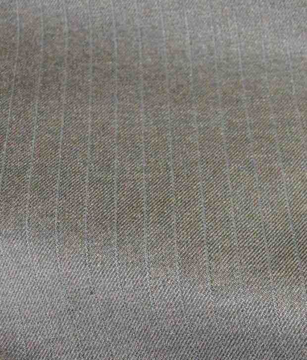 Raymond Brown Striped Formal Unstitched Suit available at snapdeal for Rs.2199