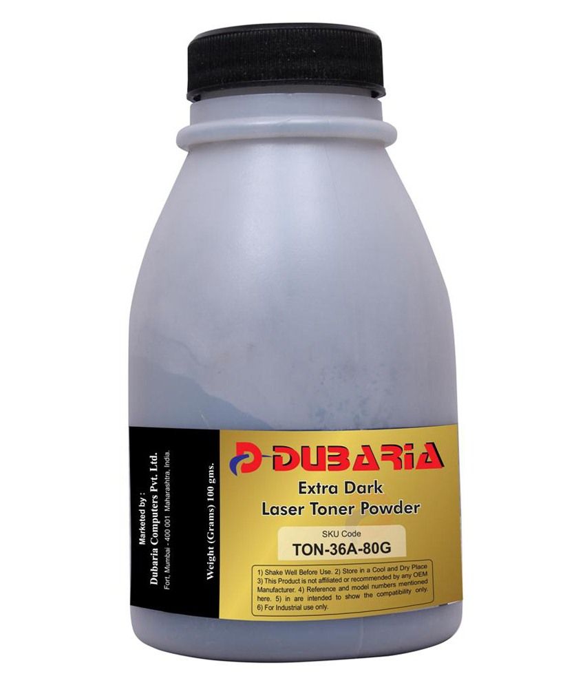 Dubaria Extra Dark Toner Powder For Hp 36a/cb436a Cartridge-grey available at snapdeal for Rs.230