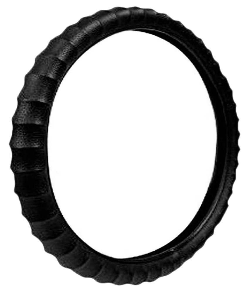 Takecare Car Steering Cover For Hyundai Fluidic Verna 4s - Black available at snapdeal for Rs.249