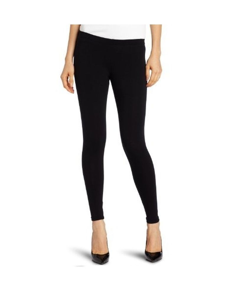 Pink Cuckoo Black Cotton Leggings available at snapdeal for Rs.149