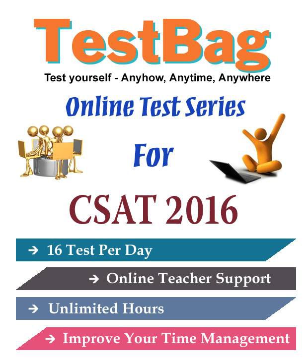 Civil Services Aptitude Online Test CSAT By Testbag Buy Civil Services Aptitude Online Test