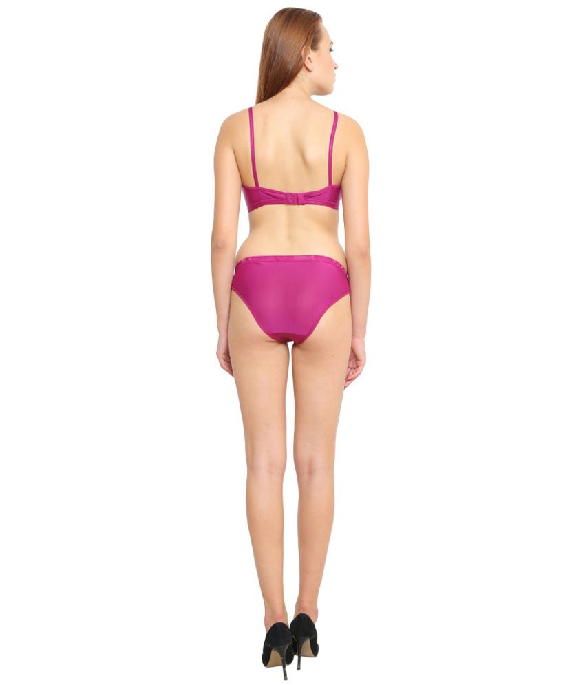 Buy Smoky Purple Bra Panty Sets Online At Best Prices In India Snapdeal