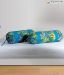 Swayam Blue & Yellow Printed Bolster Cover Set